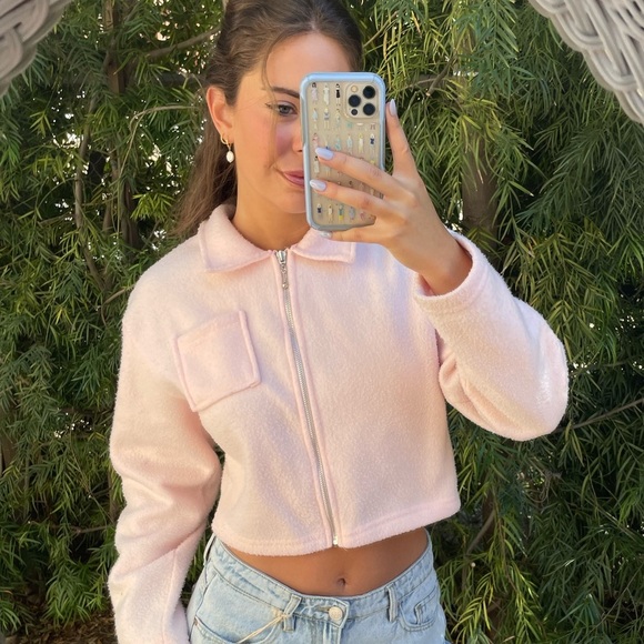 Zara Tops - Y2K rave 4 real cropped jacket